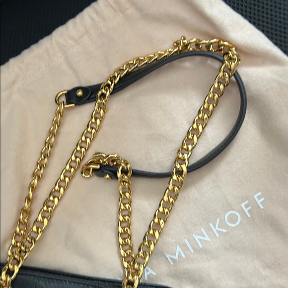 Rebecca Minkoff stars and moon small bucket Bag with Gold Accents, chain - Picture 3 of 7